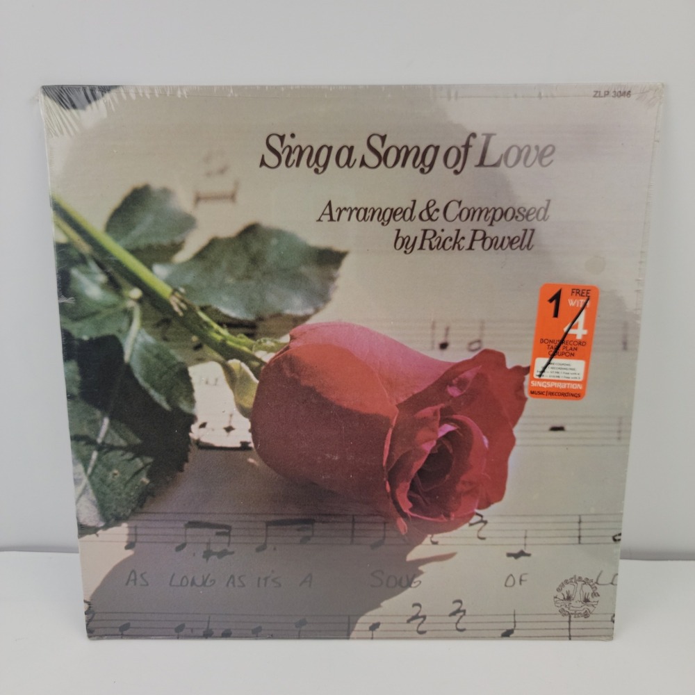 Rick Powell Sing a Song of Love 1979 Vinyl LP Singspiration ZLP 3046 Sealed